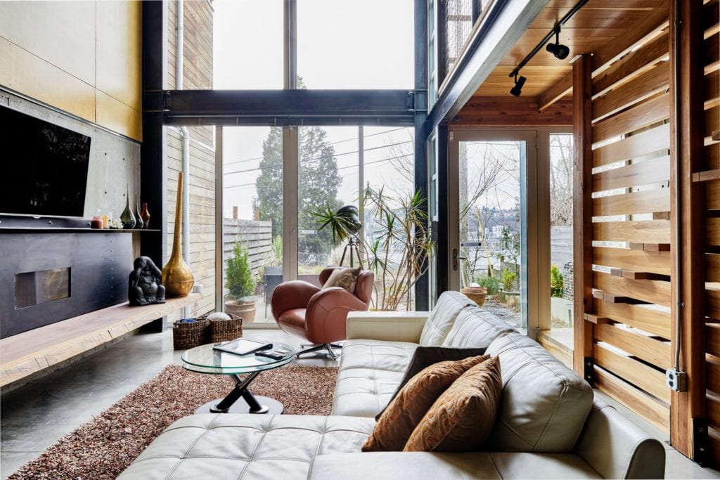 modern townhome seattle airbnb