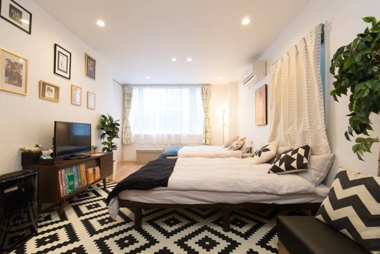 modern apartment asakusa airbnb tokyo