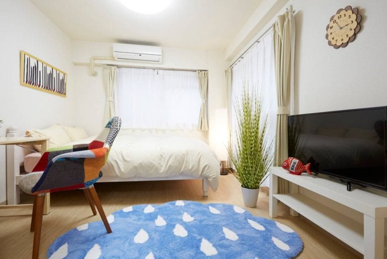 peaceful airbnb apartment in shibuya