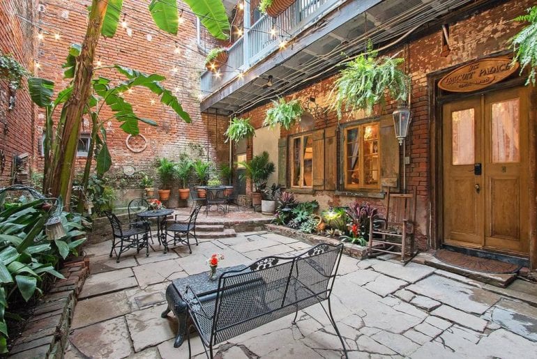 Airbnb New Orleans French Quarter This 200-year old home has a wonderful courtyard to enjoy your morning coffee