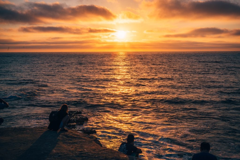 La Jolla Beach Sunset