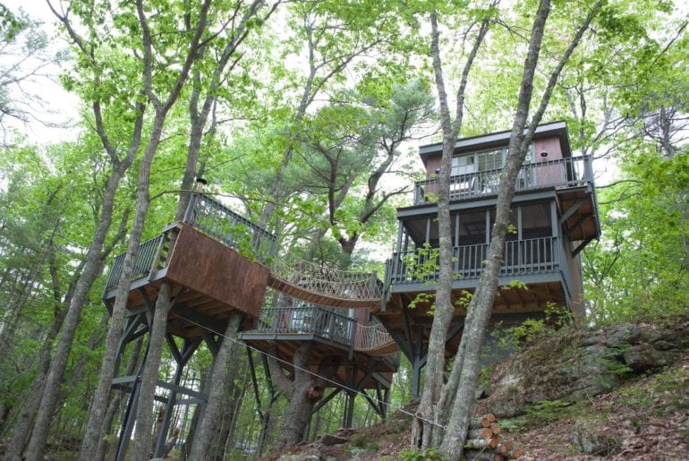 maine airbnb tree house