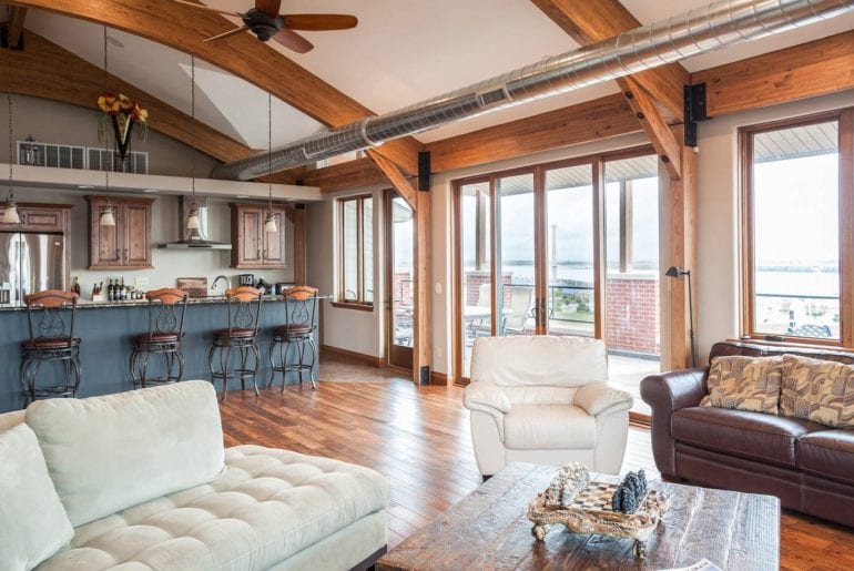 penthouse loft st louis airbnb rental 