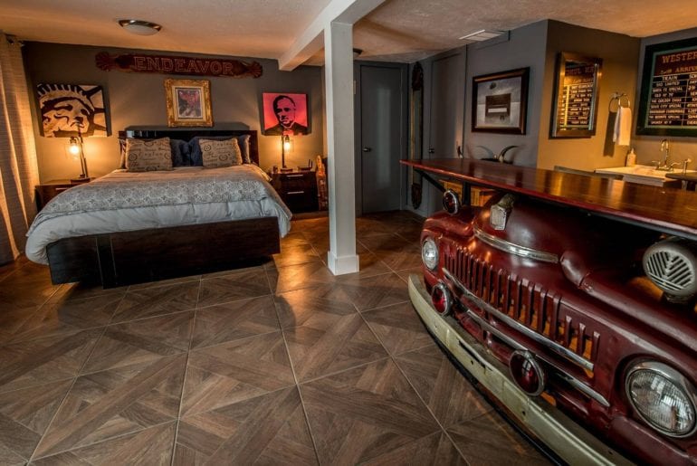garage loft airbnb houston