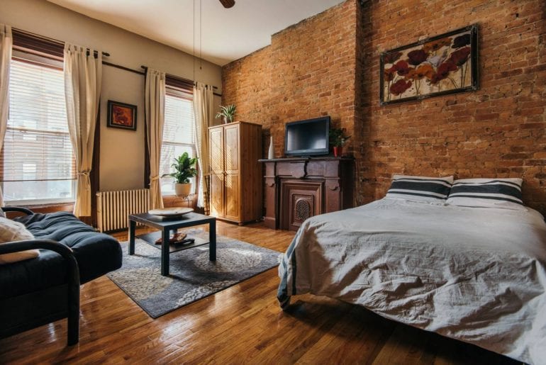 renovated airbnb brownstone studio new york city