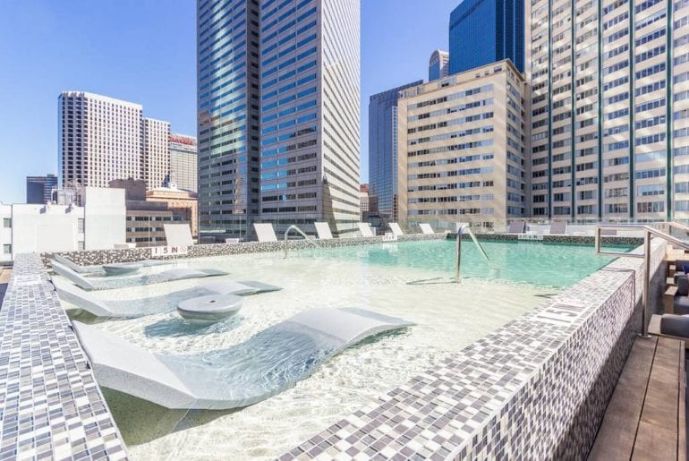 modern downtown condo with pool airbnb dallas