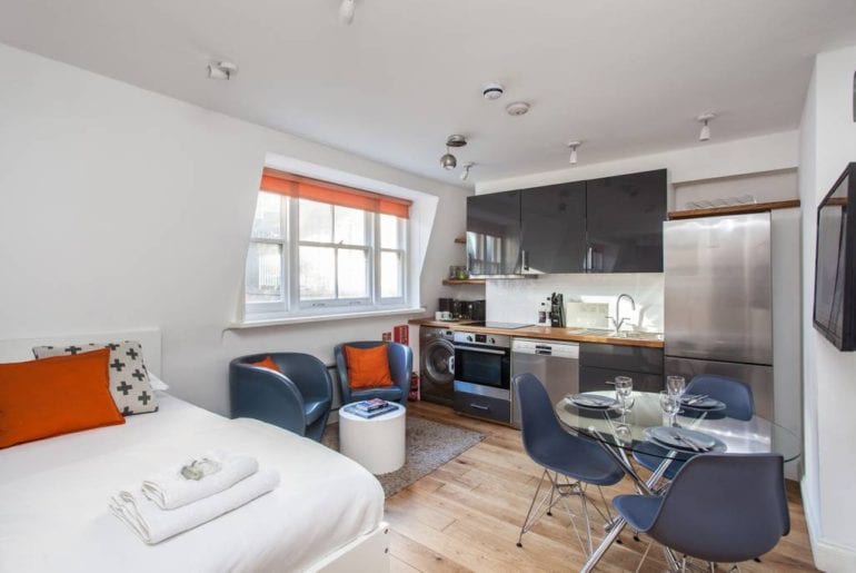 modern airbnb soho apartment central london