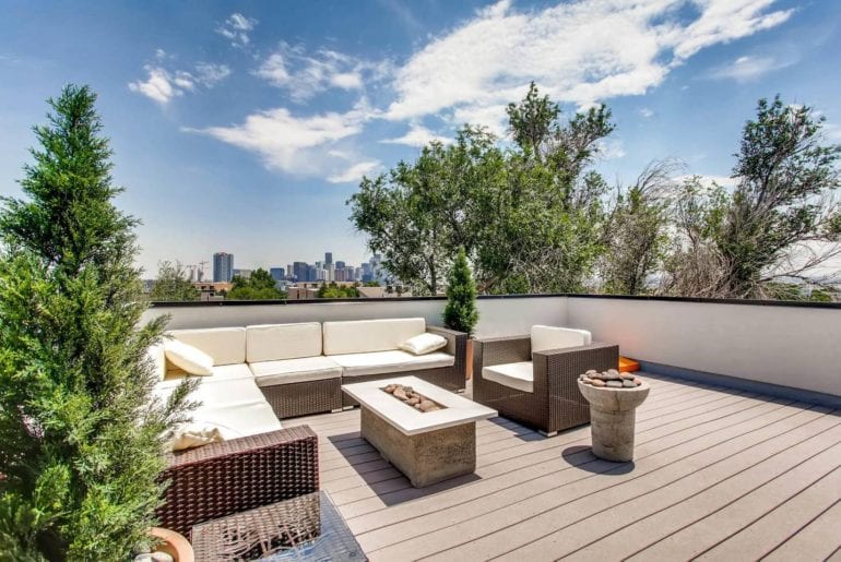 airbnb highlands towhome with rooftop deck in denver
