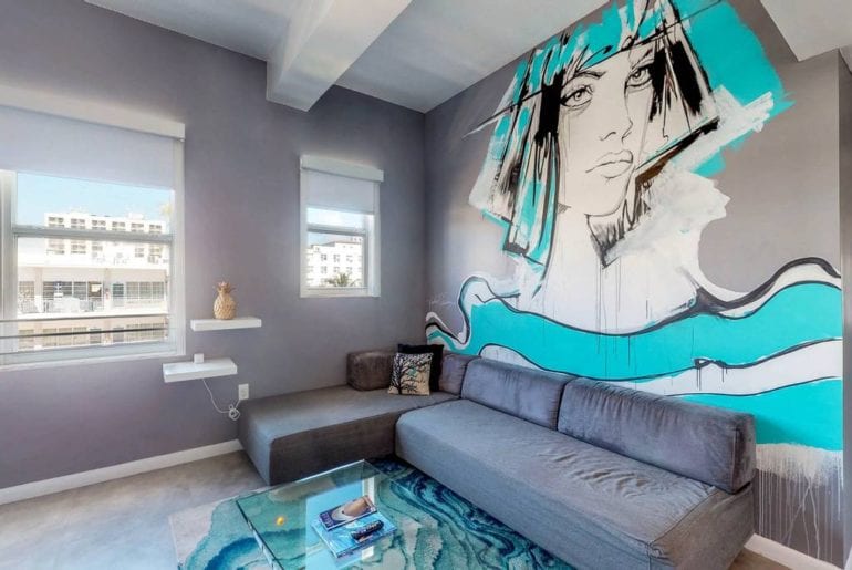 artsy miami airbnb apartment close to beach