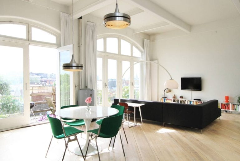 designer loft apartment airbnb amsteerdam