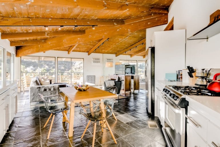 Where to stay in Los Angeles: the modern style of this home makes it feel as though you’re living like a local celebrity