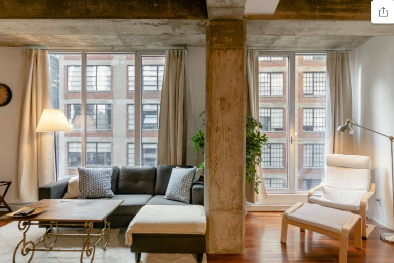 stylish loft old town montreal airbnb