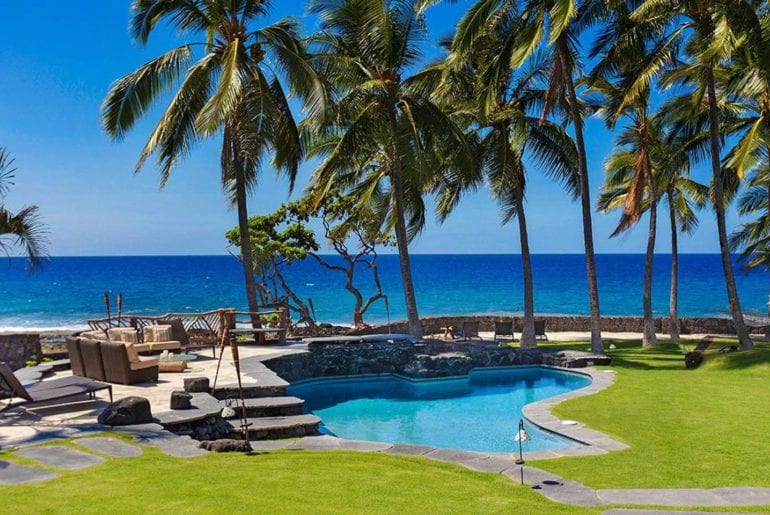 airbnb luxury beachfront home in kailua kona
