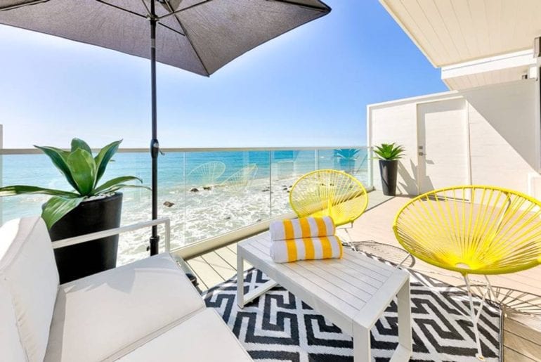malibu oceanfront home with beach views airbnb