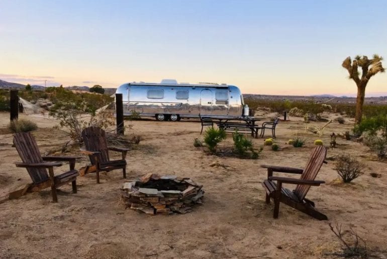 airbnb airstream trailer thats off the grid