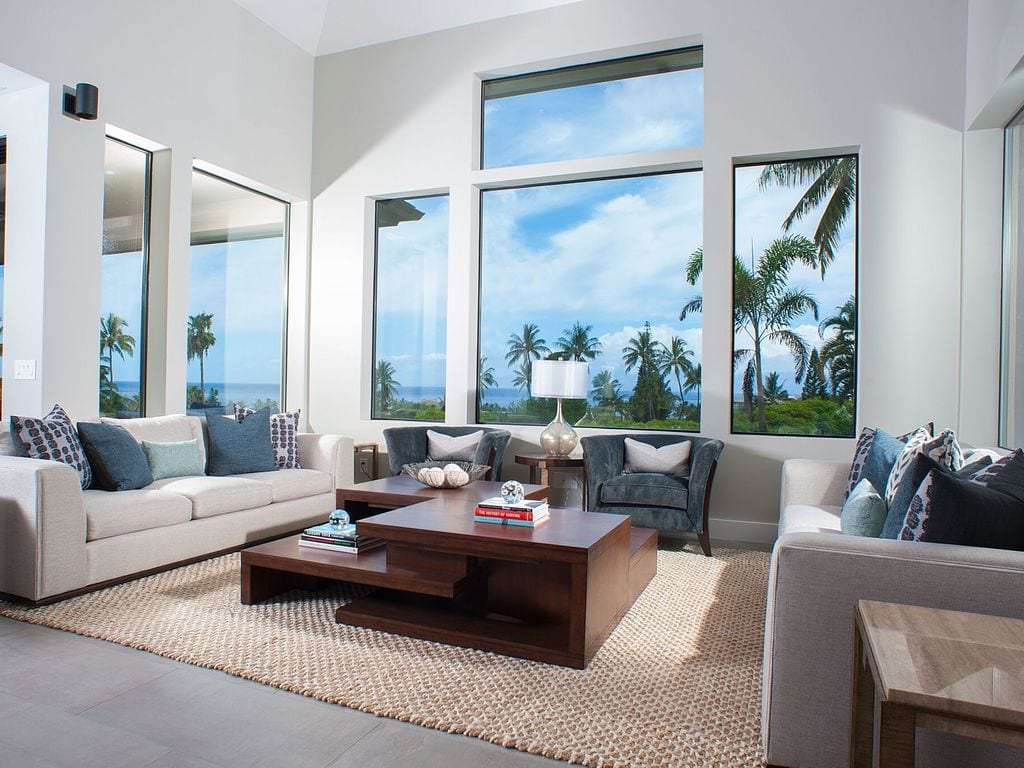 chill living area in a Hawaii home