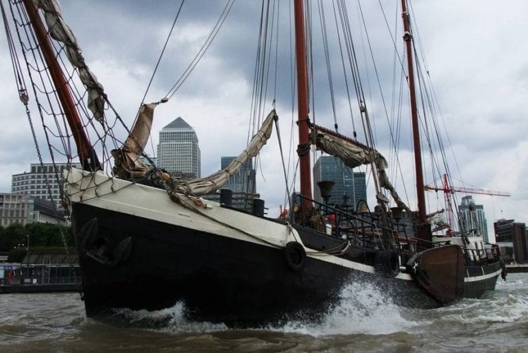 cabin in 19th century sailing ship airbnb london