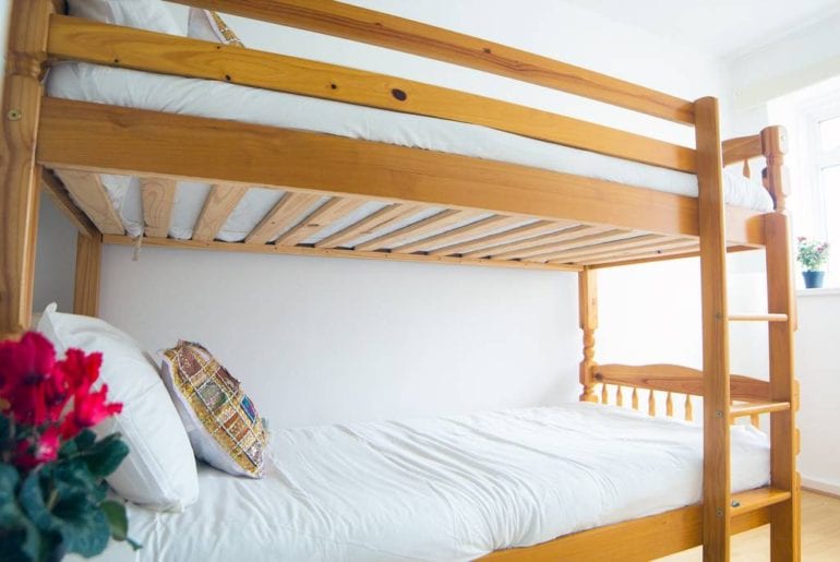bunk beds for Children in a London Airbnb