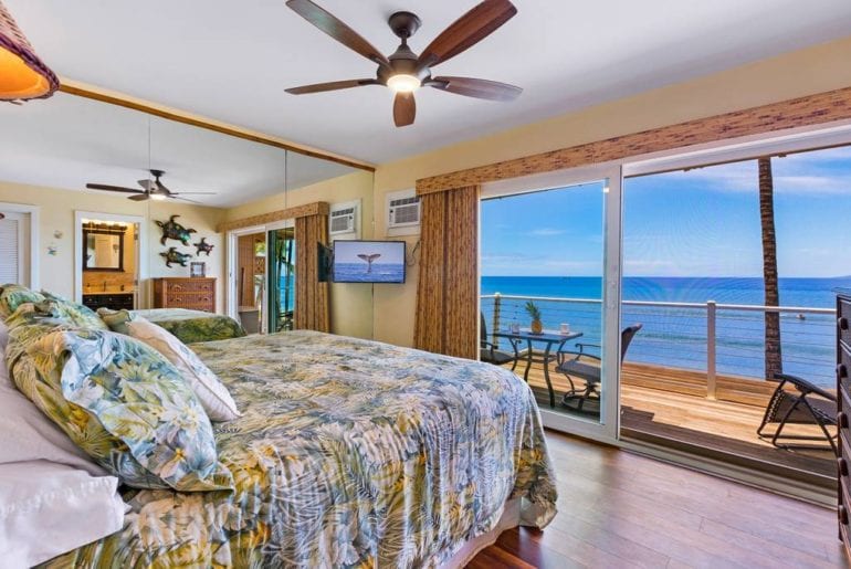 an oceanfront airbnb townhouse in lahaina