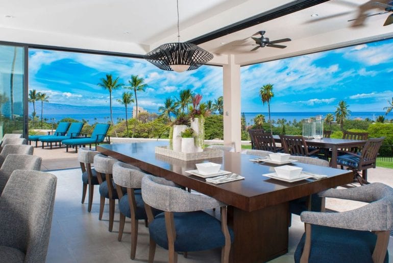 incredible views from the dining room
