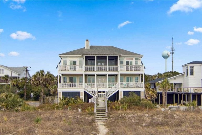 a Charleston Airbnb home, old style