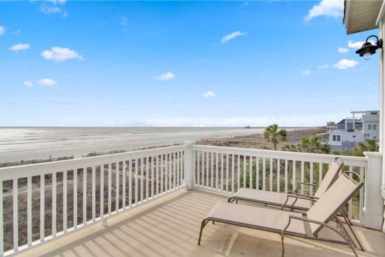 a charleston sc sea view deck!