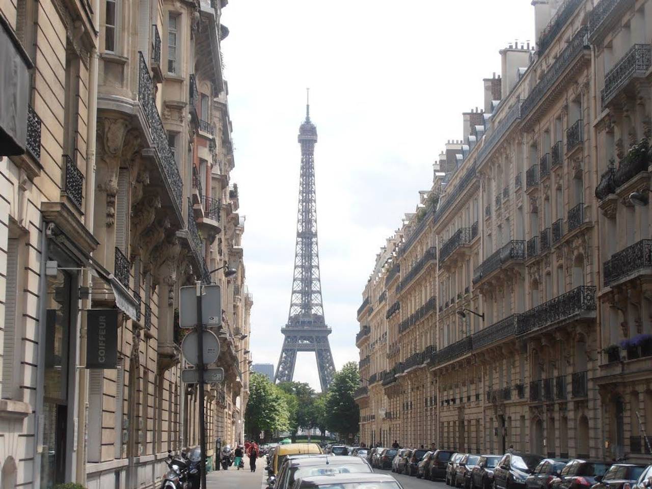 luxury loft with views of eiffel tower