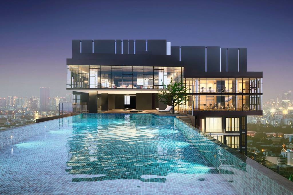 bangkok off the grid apartment with rooftop pool