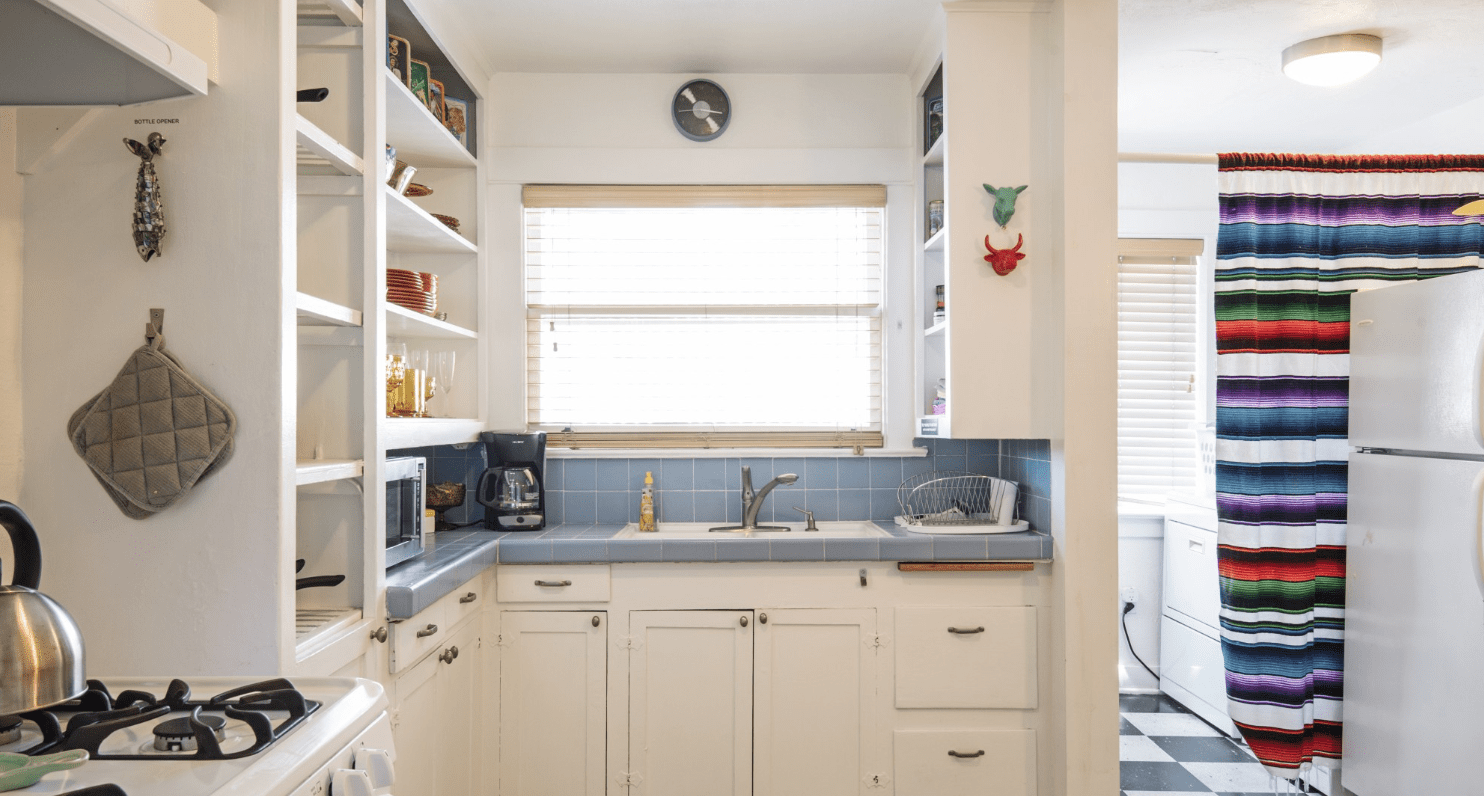 kitchen area for surfers