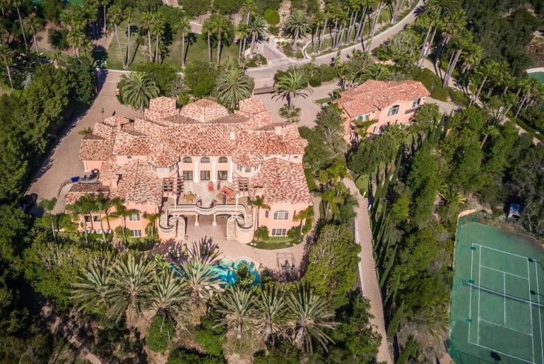 mega airbnb mansion in la rancho santa fe