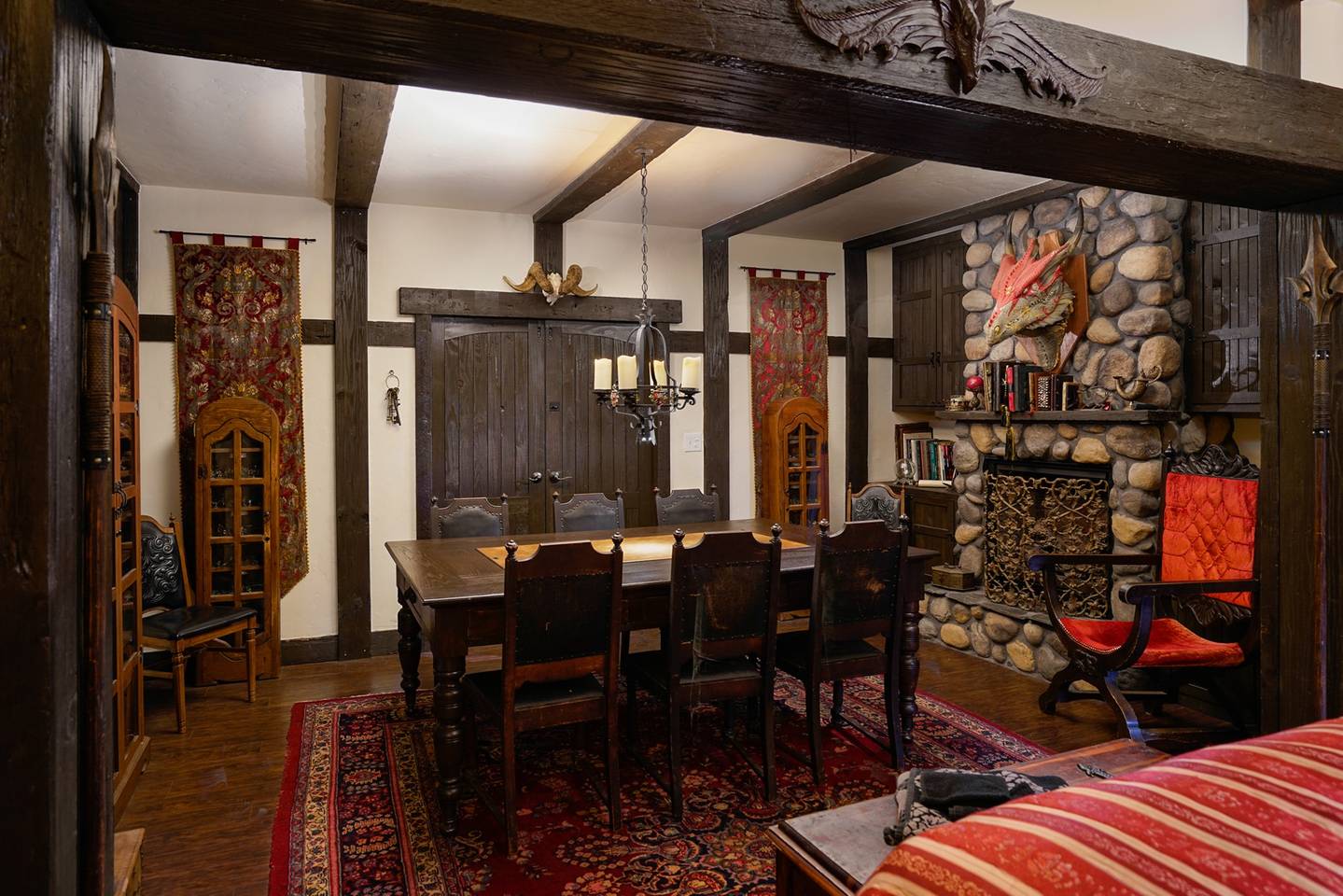 medieval style airbnb home in los angeles