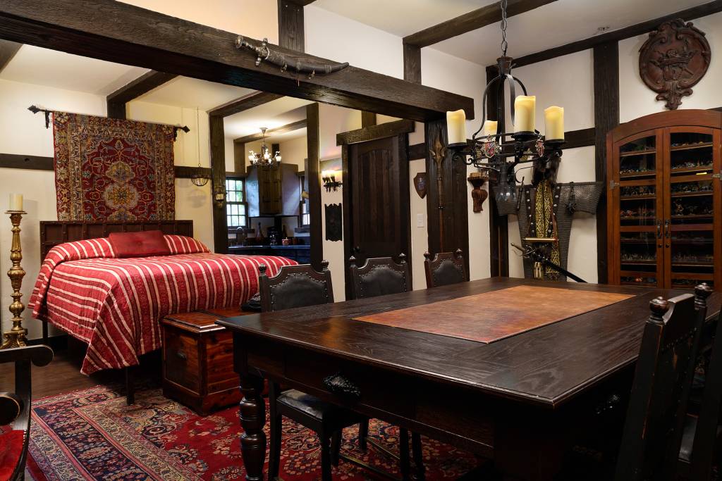 medieval style airbnb home in los angeles