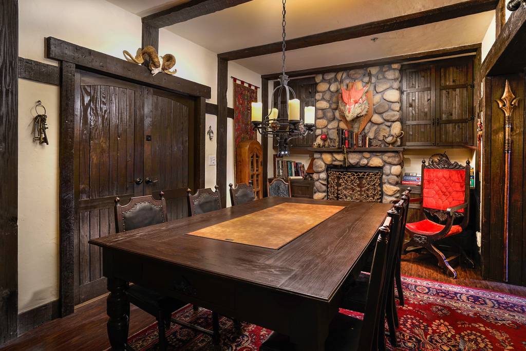 medieval style airbnb home in los angeles