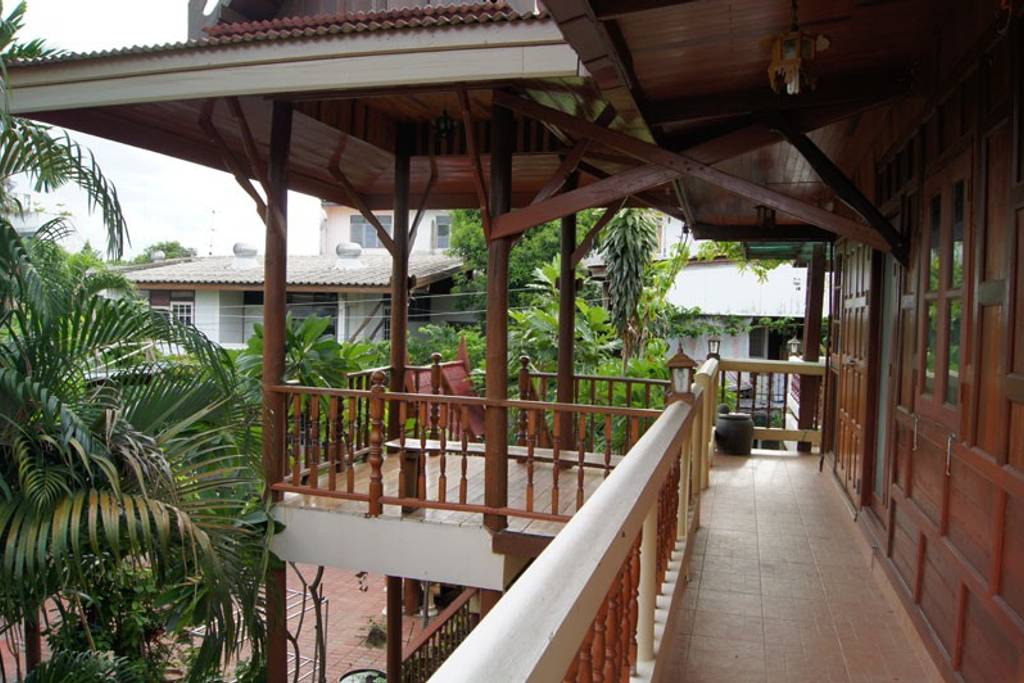 wooden bangkok airbnb home near transportation