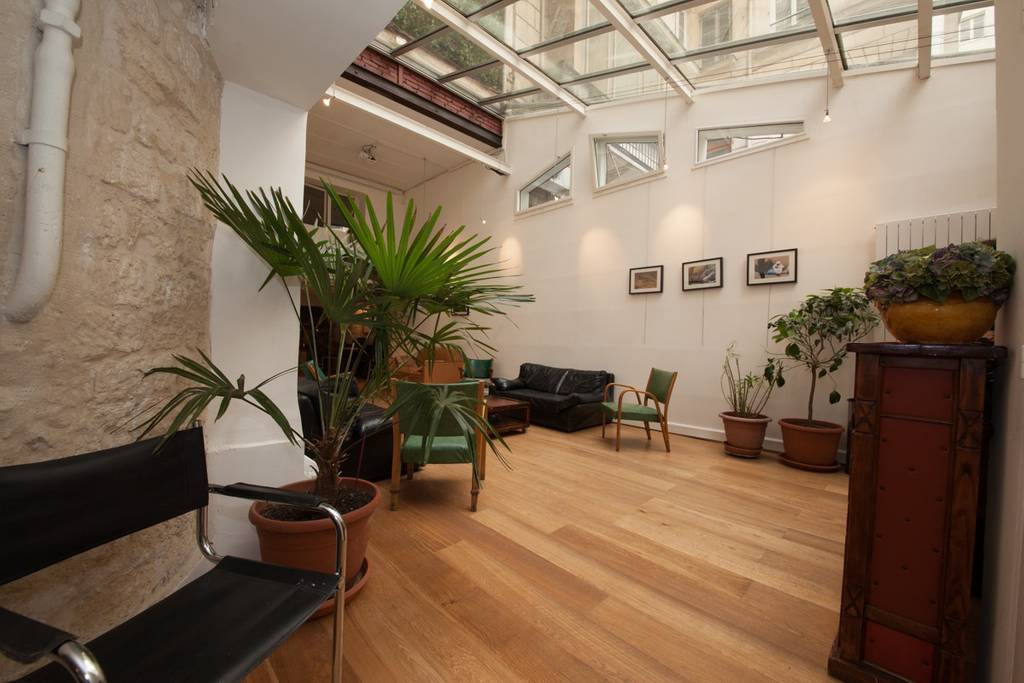 huge apartment with massive skylight in paris