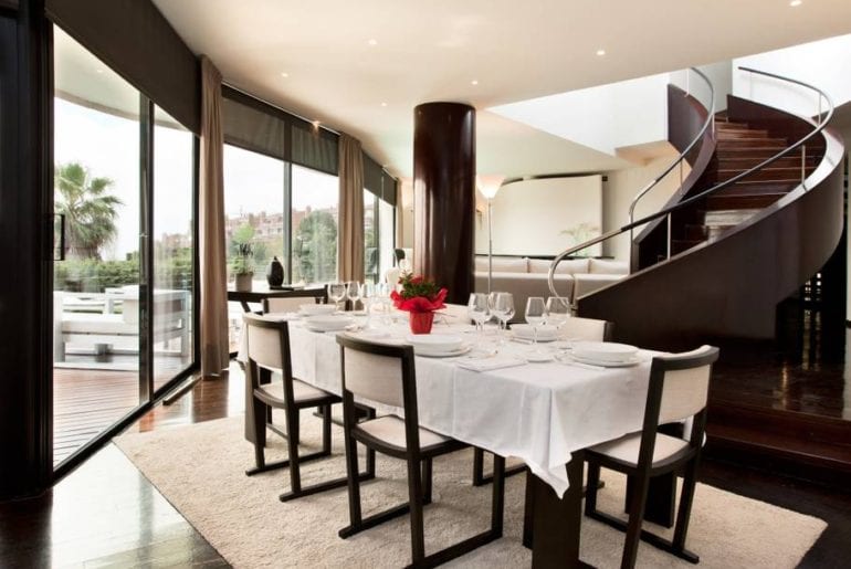 large and elegant estate airbnb barcelona