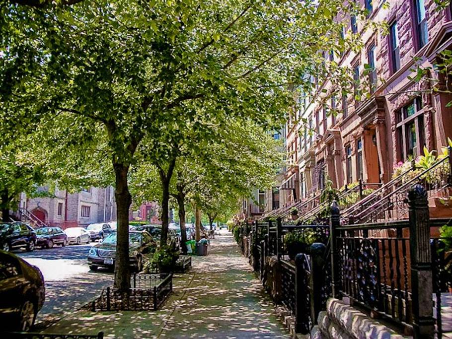 modern brooklyn brownstone with private deck