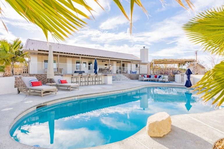 family getaway with pool airbnb joshua tree