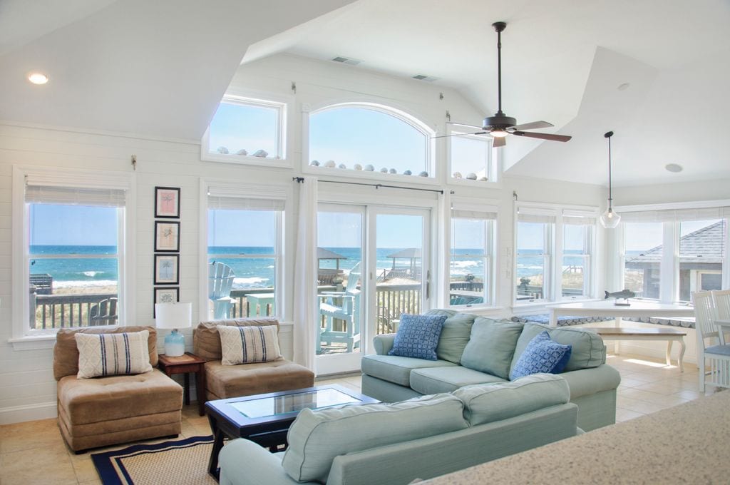 luxury beachfront vrbo property on outer banks