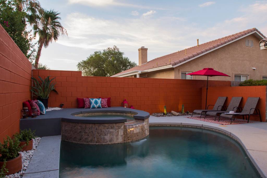 airbnb pool home in la quinta with bbq and firepit