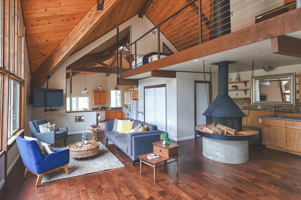 airbnb cabin inside sequoia park