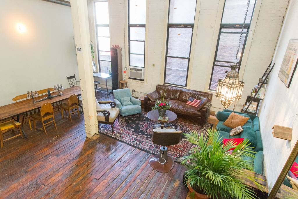 fantastic industrial style airbnb loft williamsburg