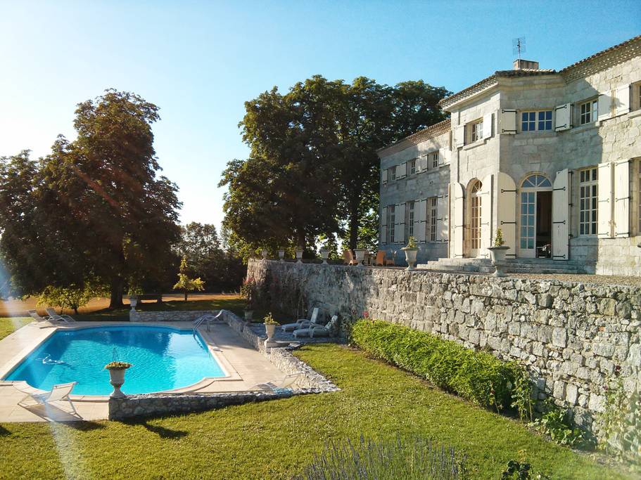 huge luxury estate with swimming pool france