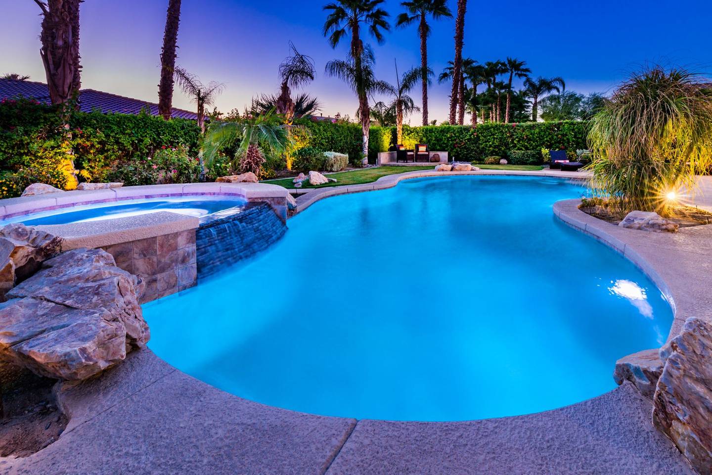 indio airbnb with pool and putting green close to coachella festival
