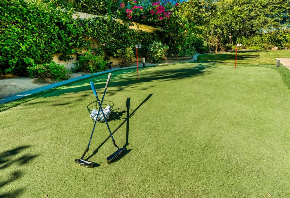 indio airbnb with pool and putting green close to coachella festival