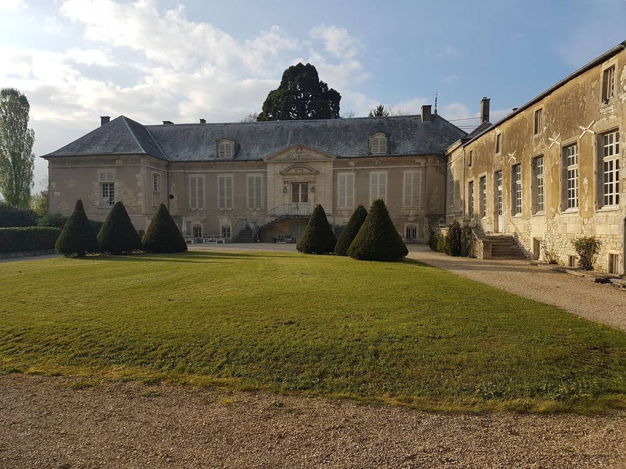 french chateau with walled garden airbnb