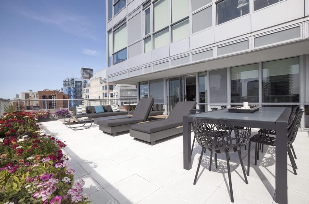 downtown apartment with terrace airbnb toronto