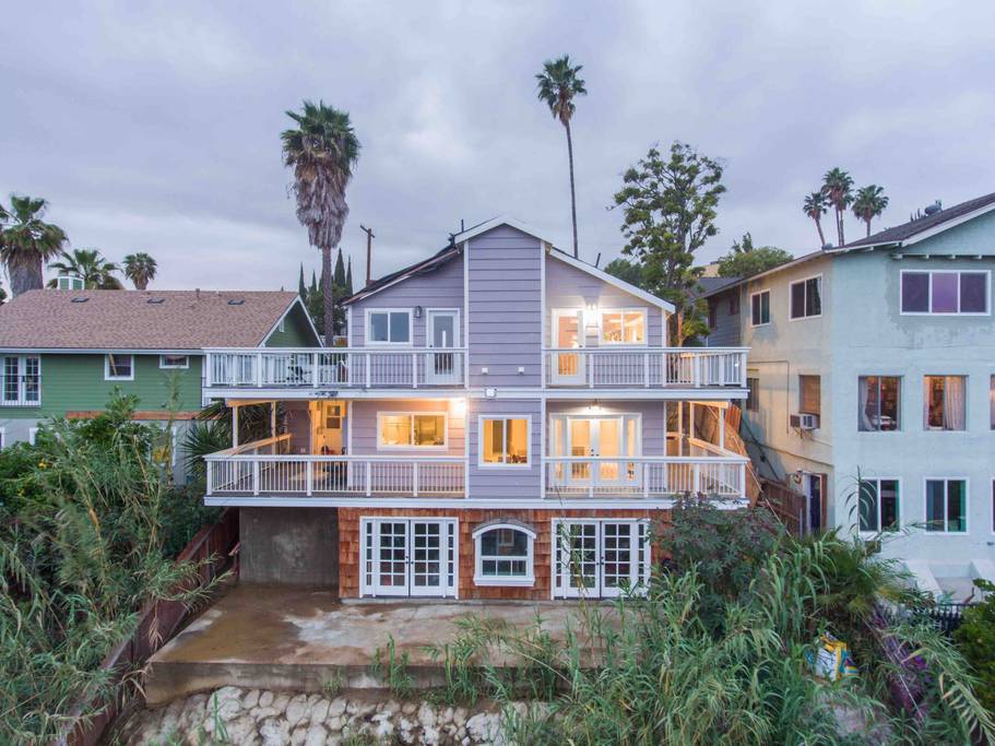 luxury hill house with porch swing los angeles 