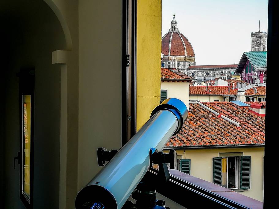 airbnb apartment with view over florence
