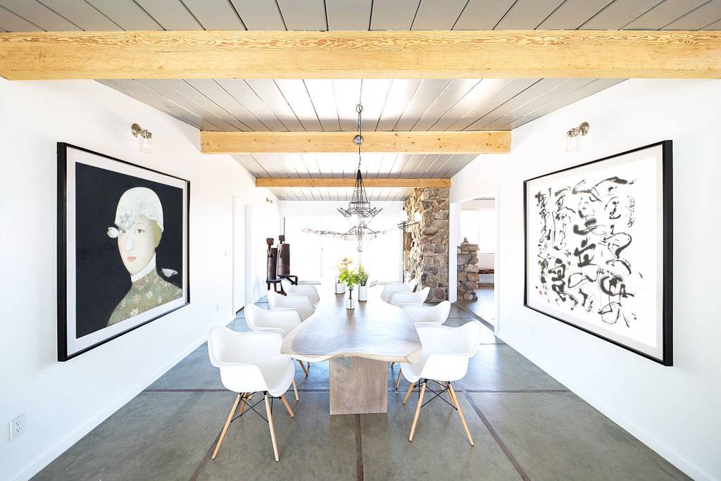 modern art style home close to coachella festival airbnb